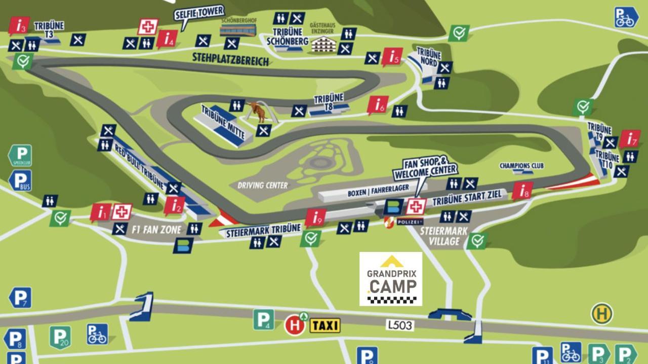 Grandprixcamp, Closest To The Red Bull Ring, Up To 4 Guests In A Tent Spielberg Bei Knittelfeld Esterno foto