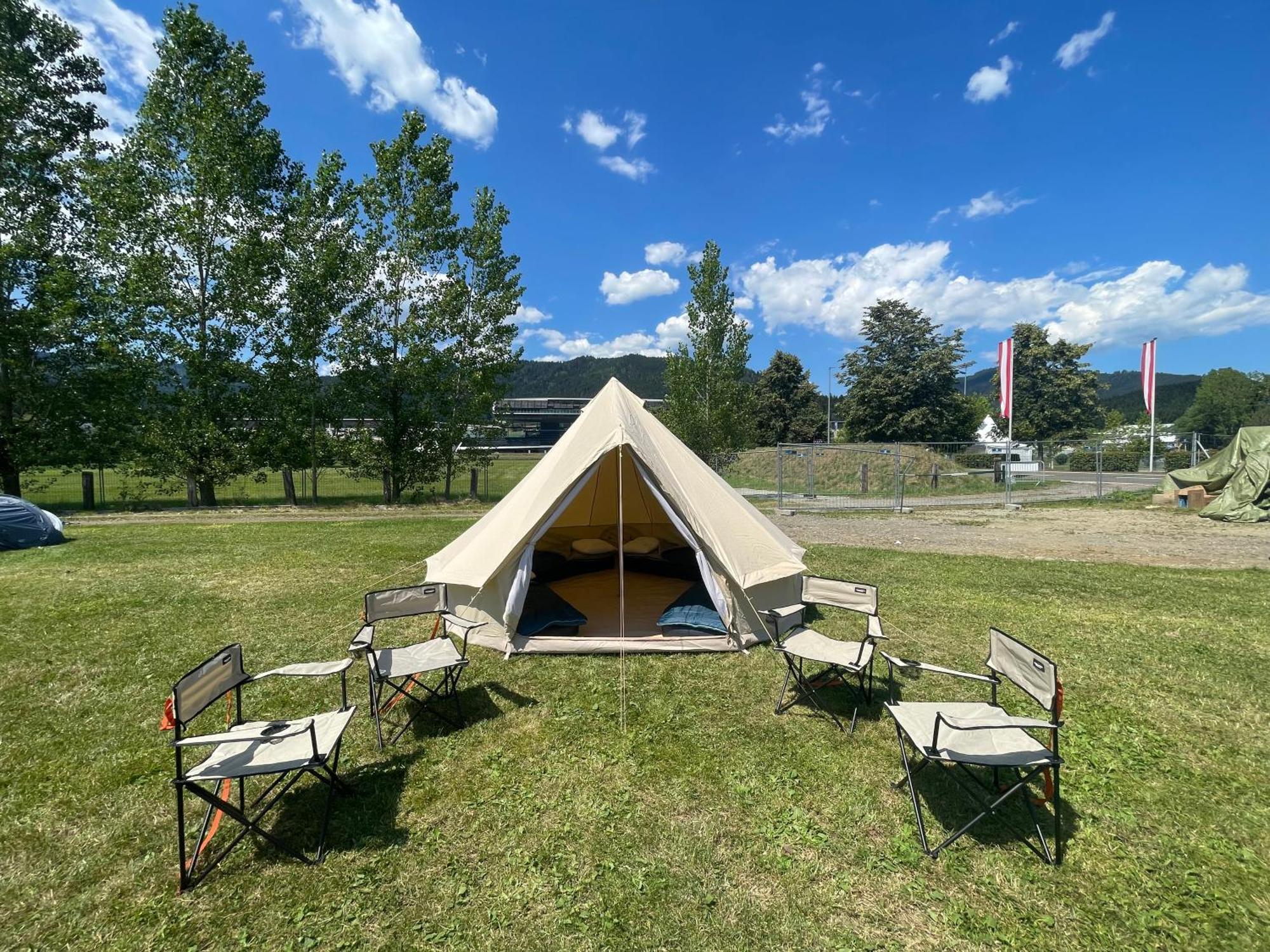 Grandprixcamp, Closest To The Red Bull Ring, Up To 4 Guests In A Tent Spielberg Bei Knittelfeld Esterno foto